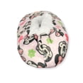 thumbnail image 4 of Disney Minnie Mouse Toddler Girl Fuzzy Babba Slipper Socks, 1-Pack, Sizes 3T-4T, 4 of 7