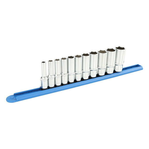 OEMTools 3/8 Inch Drive Deep Socket (SAE), 11 Piece Set