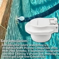 thumbnail image 3 of HUJIANN GW9530 Pool Suction Fitting - Universal Rotating Vacuum Lock Adapter for Hayward Systems, White (PVC, Durable Pool Maintenance Accessory) (1 Pack) KY618-1297, 3 of 8