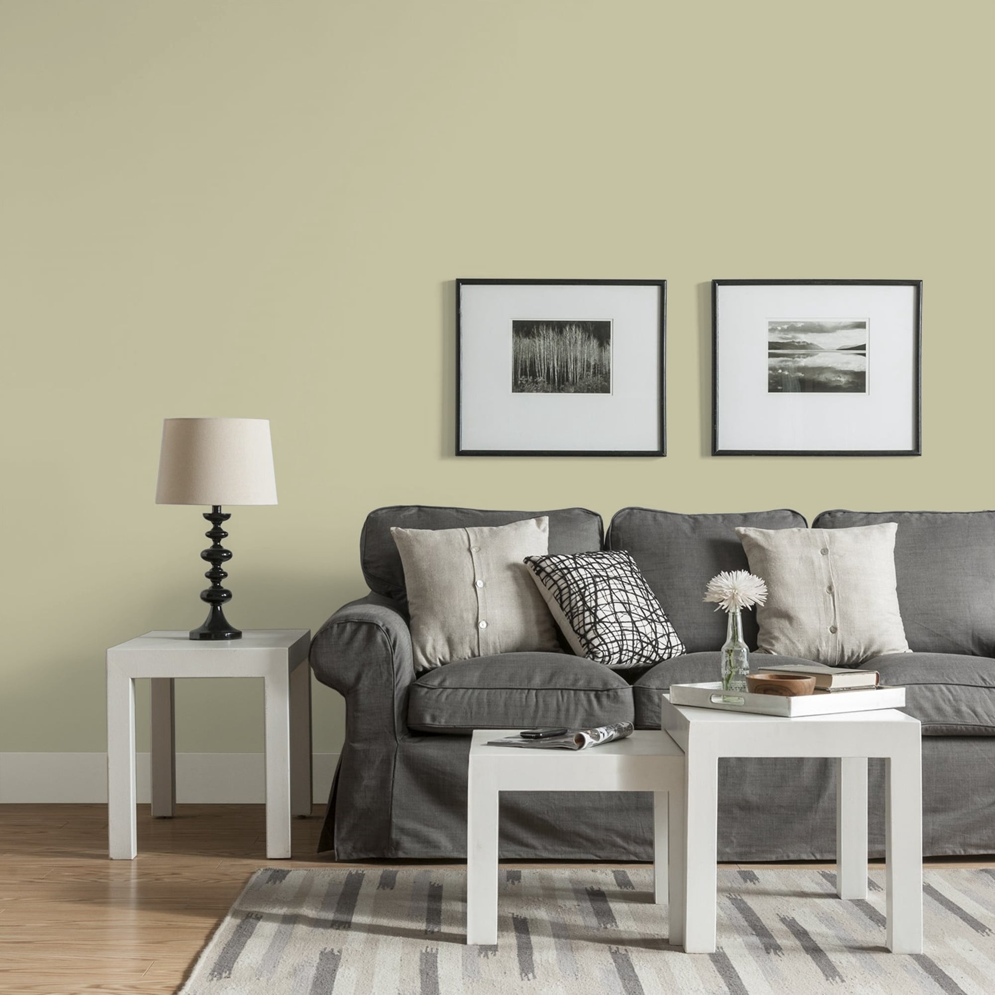 Glidden HEP Northern Landscape / Green, Eggshell Interior Paint with Primer, 1 Quart