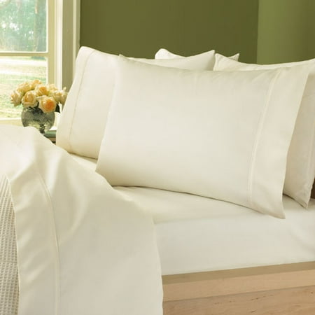 Springmaid 400 Thread Count Sateen Sheet Set, Ivory