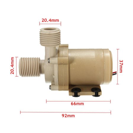 DC 12V Hot Water Circulation Pump, Low Noise Mini Hot Water Circulating Pump  | Walmart Canada