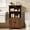 Walnut, variant on PYY Freestanding Narrow Storage Cabinet with Doors, Adjustable Shelves Slim Floor Organizer for Bathroom or Entryway, Farmhouse Style - Color: White
