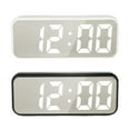 thumbnail image 6 of Amaiiu Alarm Clock Digital 12/24H Time Date Snooze Calendar Electronic Temperature Display ℉/℃ Thermometer Bedroom Home Indoor Portable White, 6 of 9