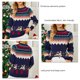 thumbnail image 5 of Suéter de Navidad Cuello Redondo Cómodo Suéter de Manga Larga para Mujer para Vacaciones Escolares Citas Compras Azul Marino M, 5 of 6