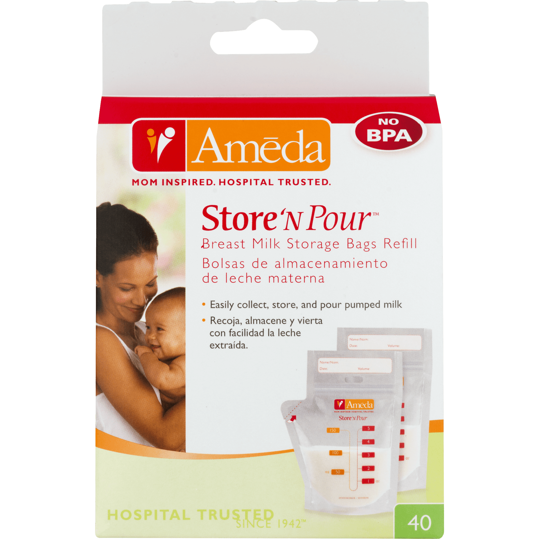 Ameda N Pour T Milk Storage Bags Refill 40 Ct40 0 Ct Ameda N Pour T Milk Storage Bags Refill 40 Ct40 0 Ct