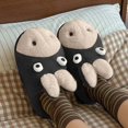 thumbnail image 5 of Animal Slippers For Adults Women Men Funny Donkey Home Shoes With Non Skid Sole And Warm Fuzzy Lining For Indoor Comfort Gift Choice For Her And Him,Dark Gray 43, 5 of 7