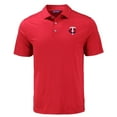thumbnail image 2 of Men's Cutter & Buck Red Minnesota Twins Coastline Epic Comfort Eco Recycled Polo, 2 of 3