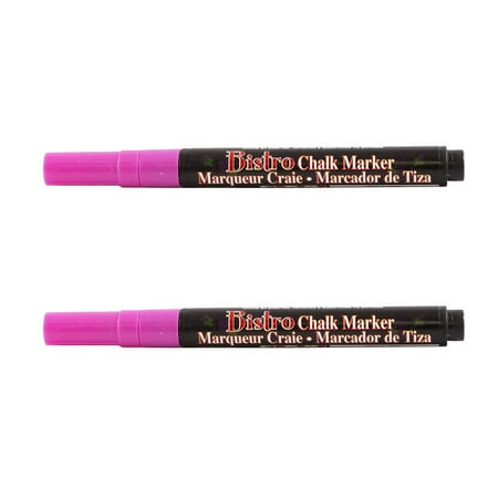 UPC: 0842497170701 | Marvy Uchida Fine Point Chalk Markers Hot Pink 2/Pack