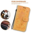 thumbnail image 2 of Feishell Wallet Phone Case for Samsung Galaxy A13 4G,for Women Men,Butterfly & Rose Embossed PU Leather Magnetic Clasp Flip Stand Card Slots Shockproof Ultra Thin Protective Cover,Yellow, 2 of 7