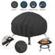 thumbnail image 1 of Cubierta transpirable para hoguera Cubierta protectora para hoguera Patio al aire libre Impermeable Durable a prueba de polvo Cubierta para brasero negro y pequeño Macarena Cubierta para pozo de fuego, 1 of 8