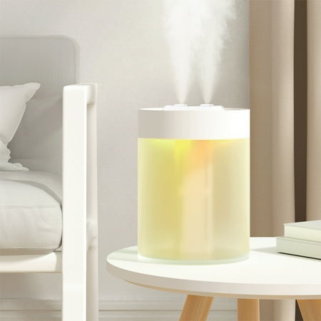 

UHUYA Portable Desk Humidifier 4.2L Cool Mist Humidifier Small Humidifier For Home Bedroom Office Plants Double-Head Spray Colorful Night Light Function