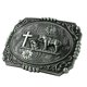 thumbnail image 4 of 2x Vintage Prayer Cross Western Cowboy Horse Belt Buckle Men' Leather Yuyangstore Hebilla del cinturón, 4 of 6