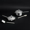 thumbnail image 1 of Our Place Titanium Pro Mini Cookware Duo (6 piece) A high performance pot and pan powered by titanium Chrome, 1 of 1
