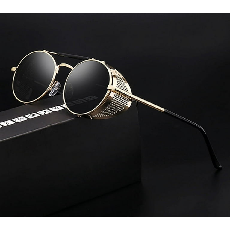 Oversized Steampunk Sunglasses New Women Men 2023 Luxury Brand