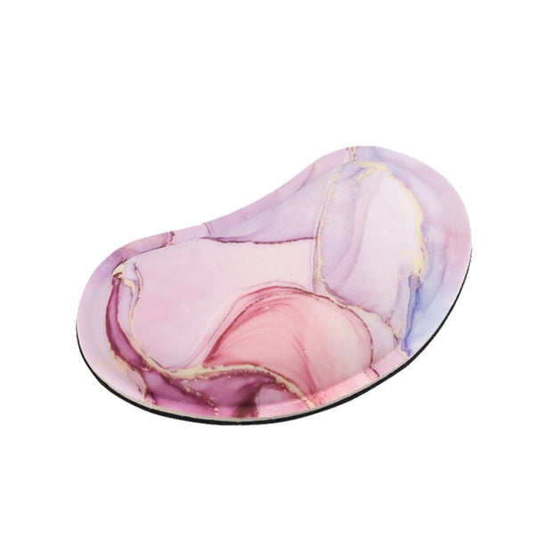 Almohadilla ergonómica para la muñeca del ratón, 5,5 x 3 x 1 pulgadas, espuma viscoelástica, base de goma antideslizante, para oficina y juegos