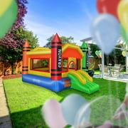 Cloud 9 Mini Crayon Bounce House with Blower