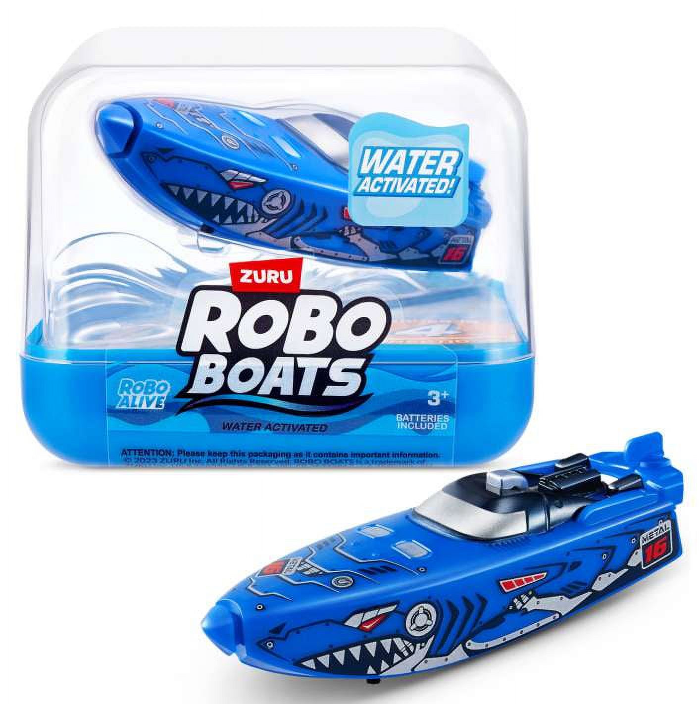 Zuru 71117UQ1 Robo Boats Robotic Figure, Blue
