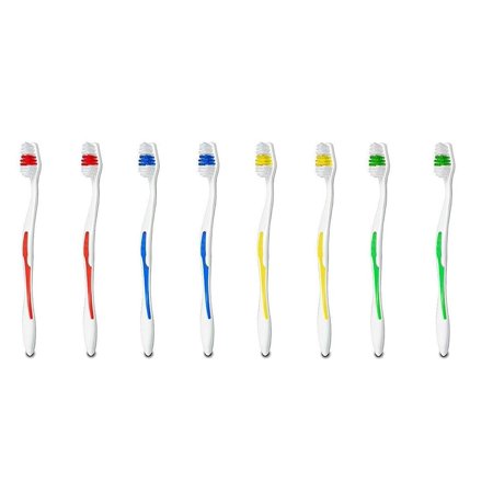 100 Pack Toothbrush Medium Soft Firm Individually Packed Standard Size Lot Bulk