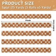 thumbnail image 3 of 5 Rolls Christmas Ribbon 1.5 inch Wide Decorative Ribbon for Gift Wrapping and Holiday Decorations Halloween-themed Pumpkins, 3 of 7