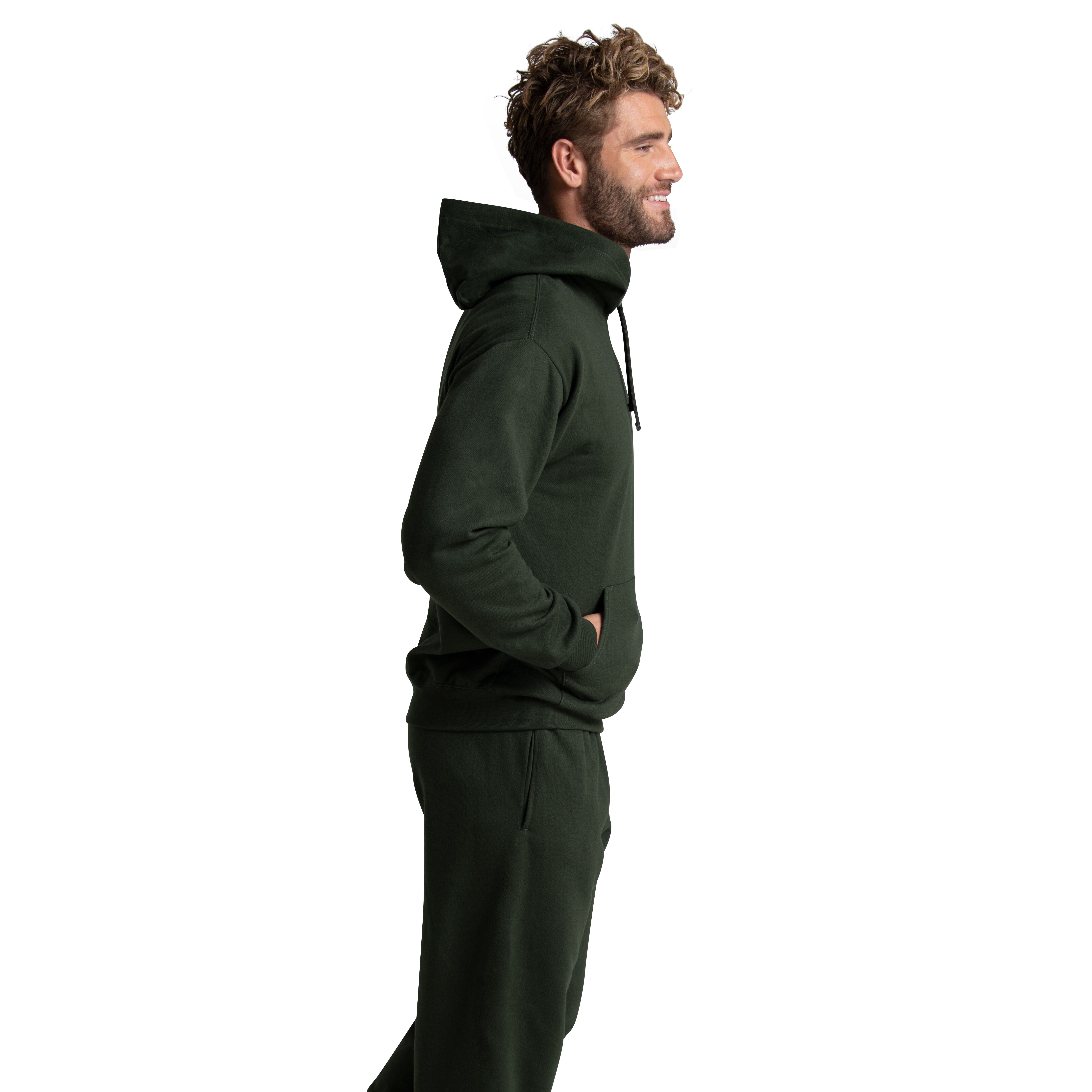 Fruit of the Loom Men's EverSoft Fleece Hoodie, Cozy Pullover Sweatshirt, Sizes S-3XL