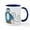 White/Navy Inside, variant on CafePress - Penguin Mug - 11 oz Ceramic Mug - Novelty Coffee Tea Cup