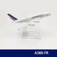 thumbnail image 4 of 6Inch 15CM A380 A350 A330 A320 Concorde Diecast Airplane Model For Gift Collection,A340 ASIA, 4 of 7