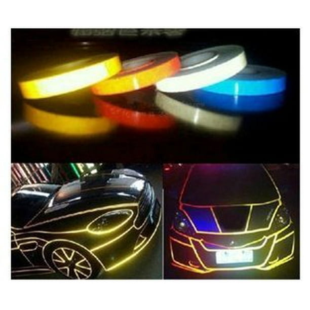 EcoTape Safety Reflective Tape Bike 36 Inchx1 Inch Silver for Car Truck