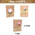 thumbnail image 2 of Flower Greeting Card Gift Card Holder with envelope Wish Card Message Slip Thank You Card, 2 of 5