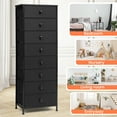 thumbnail image 5 of Pellebant 8-Drawer Dresser Chest Vertical Tower, Black, 5 of 6