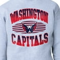 thumbnail image 3 of Men's Starter Gray Washington Capitals Team Grit Graphic Fleece Pullover Sweatshirt, 3 of 3