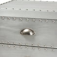 thumbnail image 6 of Baxton Studio Carel French Industrial Silver Metal 5-Drawer Accent Chest, 6 of 9