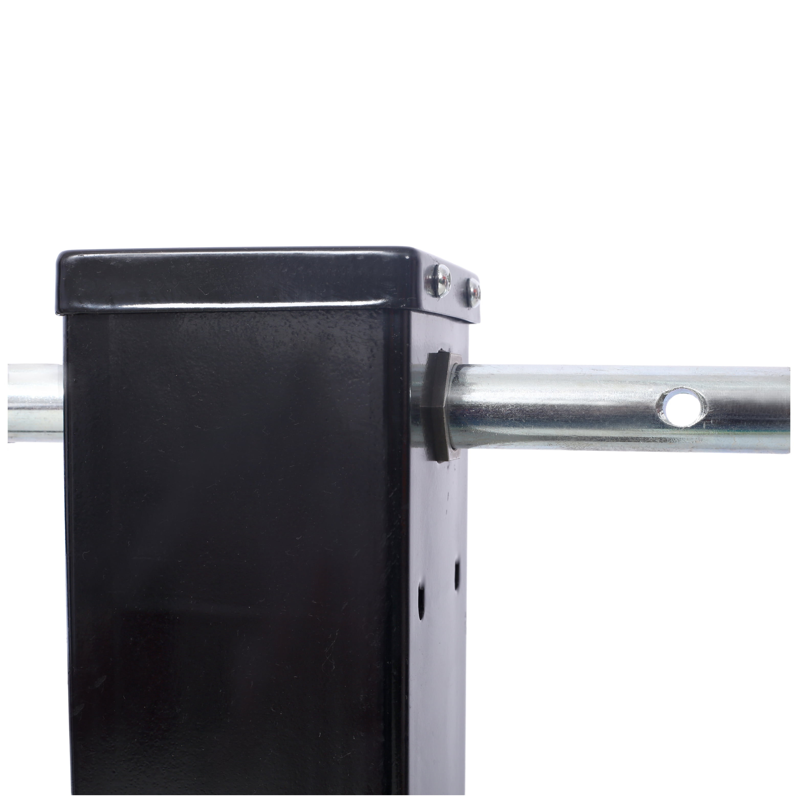 Weld On Trailer Jack, 12,000 lbs. Capacity, Sidewind Crank, No Mount Square Jack Tube,26 Inch Travel, Heavy-Duty Square Tube