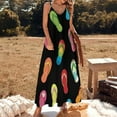 thumbnail image 3 of Colorful Flip Flops Sleeveless Dress Loose Women's Dress Dresses Luxury Evening Dresses, 3 of 9