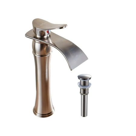 aqua faucet waterfall bathroom sink faucet brushed nickel glass spout aquafaucet brushed nickel waterfall single lever bathroom sink vessel faucet basin mixer tap aqua faucet waterfall bathroom sink faucet brushed nickel glass spout aquafaucet brushed nickel waterfall single lever bathroom sink vessel faucet basin mixer tap