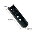 thumbnail image 5 of 4pcs Bass Guitar Individual Bass Guitar Single Individual Tailpiece Single String Bass Bass Guitar Saddles Compatible with 4 String Electric Bass Guitar Accessories, 5 of 5