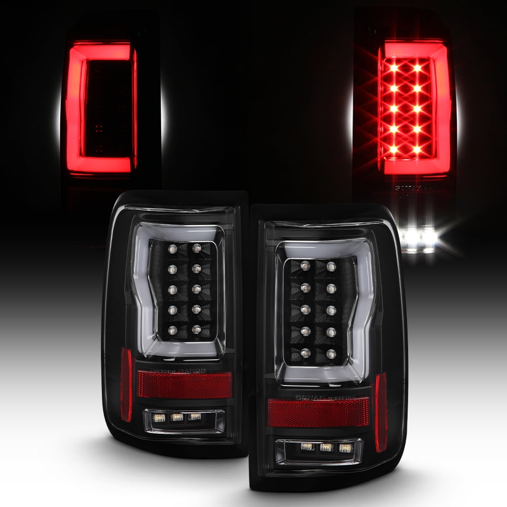 Styleside Rear Tail Lamp Right & Left Pair Set Compatible With Ford F-150 2004-2008 