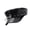 Black, variant on Modern Punk PU Berets Hat With Unqiue Silhouettes Cap Captain Caps Ideal For Artistic Event Daily Use