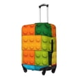 thumbnail image 1 of Fotbe Colorful Building Blocks Funda Protectora para Equipaje, Antirrayones y Resistente a la Suciedad, Compatible con Maletas de 18 a 32 Pulgadas-Small, 1 of 7