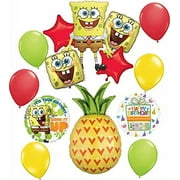 SpongeBob SquarePants Birthday Party Supplies Pineapple Balloon Bouquet Decorations