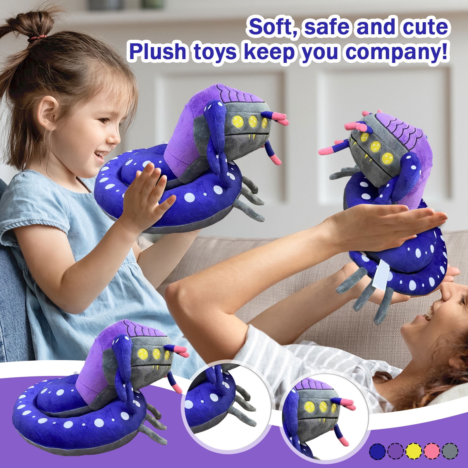 Large Subnautica Soft Plush Toy Stuffed Animal for Kids and Adults
