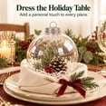 DIY Christmas Bell Gift Box | Large Clear Fillable Christmas Ornament ...