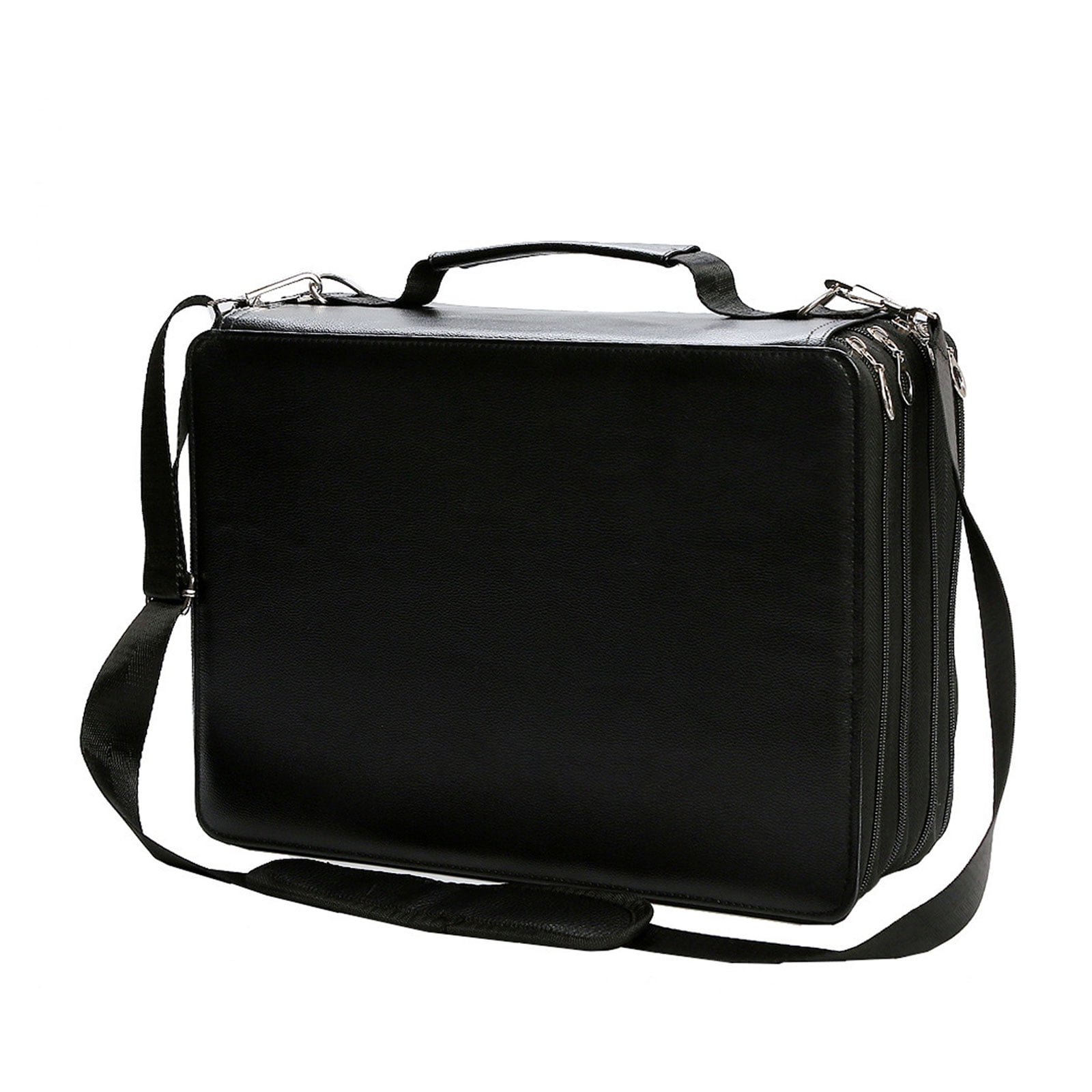Art Marker Pen Carrying Bag with Shoulder and Handle Strap, Marker Organiser Case for 224 Markers, Marker Storage Bag