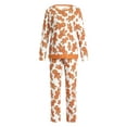 thumbnail image 2 of Christmas Family Matching Pyjama Set Gingerbread Man Print Tops and Loose-Fit Trousers Set, 2 of 8