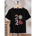 thumbnail image 5 of 2026 World Cup Football Themed Graphic T-shirts for Kids,Boys and Girls Short Sleeve Crew Neck.Ideal Gift for Birthday,Size 3Year-13Year, 5 of 7