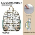 thumbnail image 5 of Marine Life Themed Ergonomic Backpack - Waterproof, Breathable & Adjustable School Bag with Side Pockets, 5 of 6