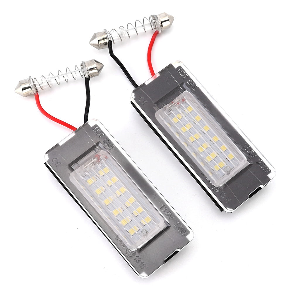 Plaque D’immatriculation LED Pour Mini R56 R57 R58 R59 (2006-2014) – 12V, 18 SMD, Plug & Play, Plus Lumineux