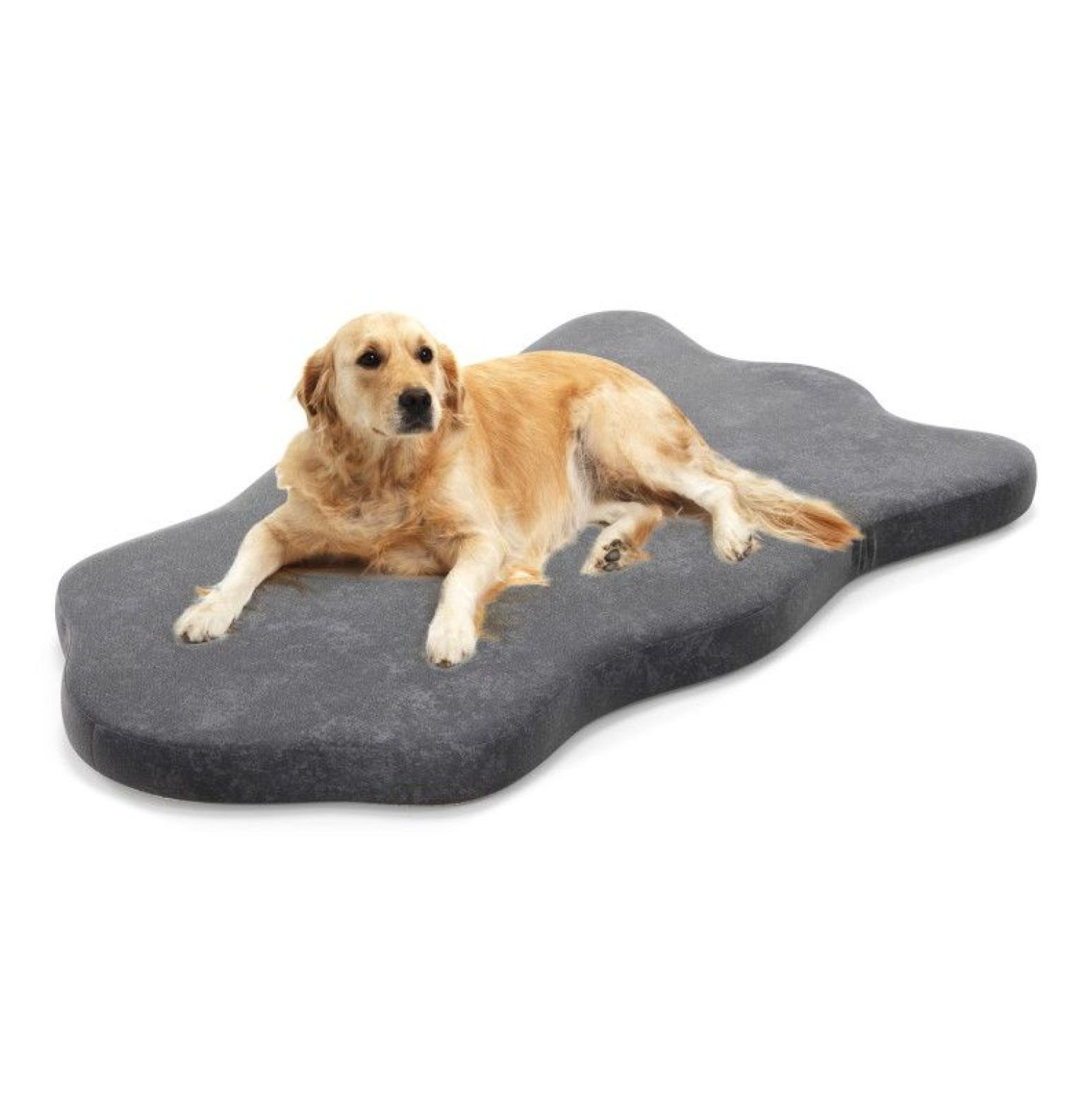 Orthopedic Dog Bed for Large Dogs with Memory Foam - Waterproof, Non-Slip, Washable Crystal Plush Bed for Joint Pain Relief - 43" x 26"