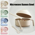 thumbnail image 2 of Clearance! Microwave Ramen Bowl with Strainer, Portable Roman Noodles Bowl, 6 Piece Microwave Ramen Bowl Set, Ramen Noodle Microwave Bowl for Rapid Ramen Microwave Ramen Bowl with Lid, 2 of 10