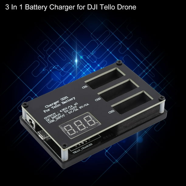 Battery Charging Hub Drone Charger Intelligent Plastic For Tello